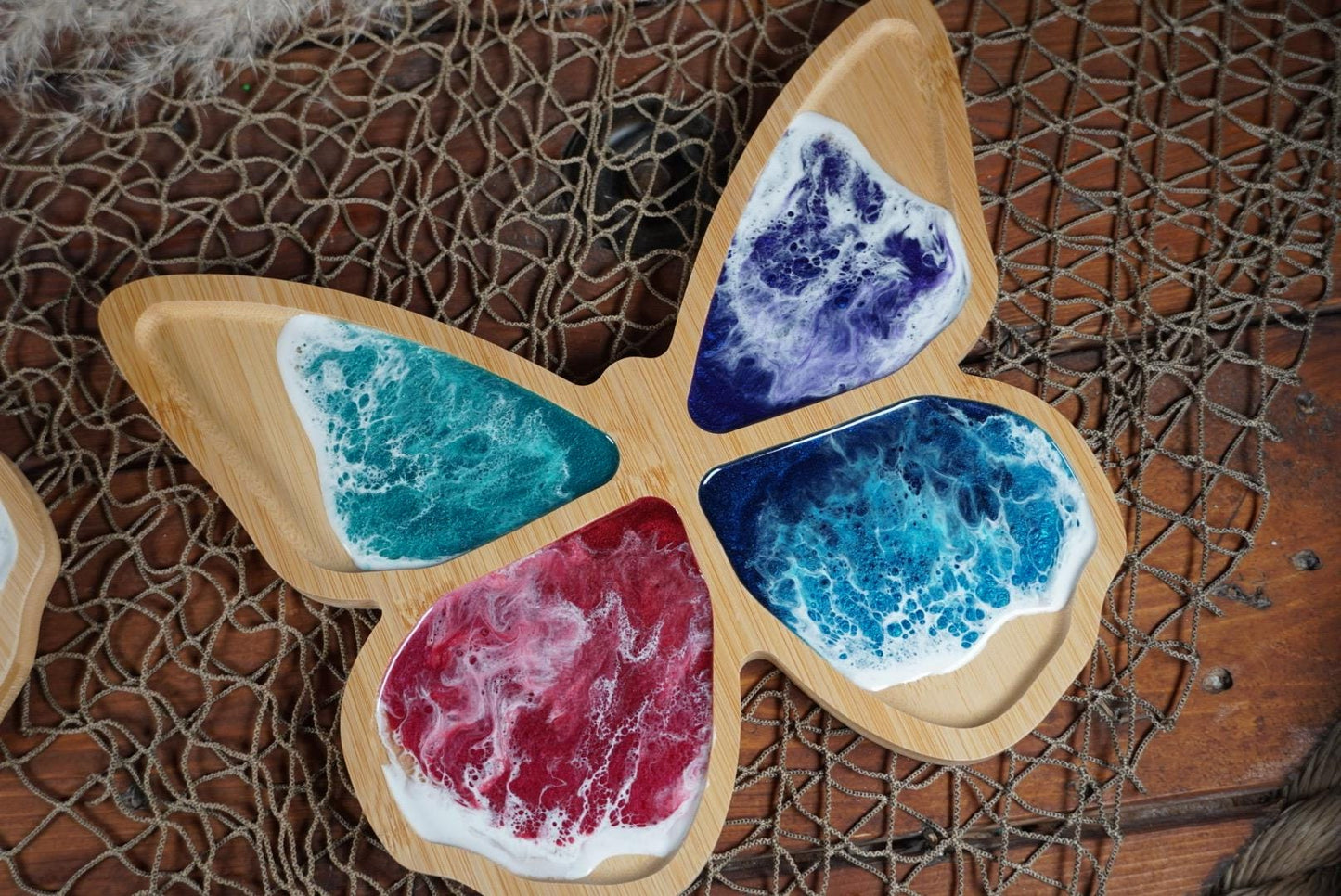 Butterfly Charcuterie Board | Centerpiece | Butterfly with Waves