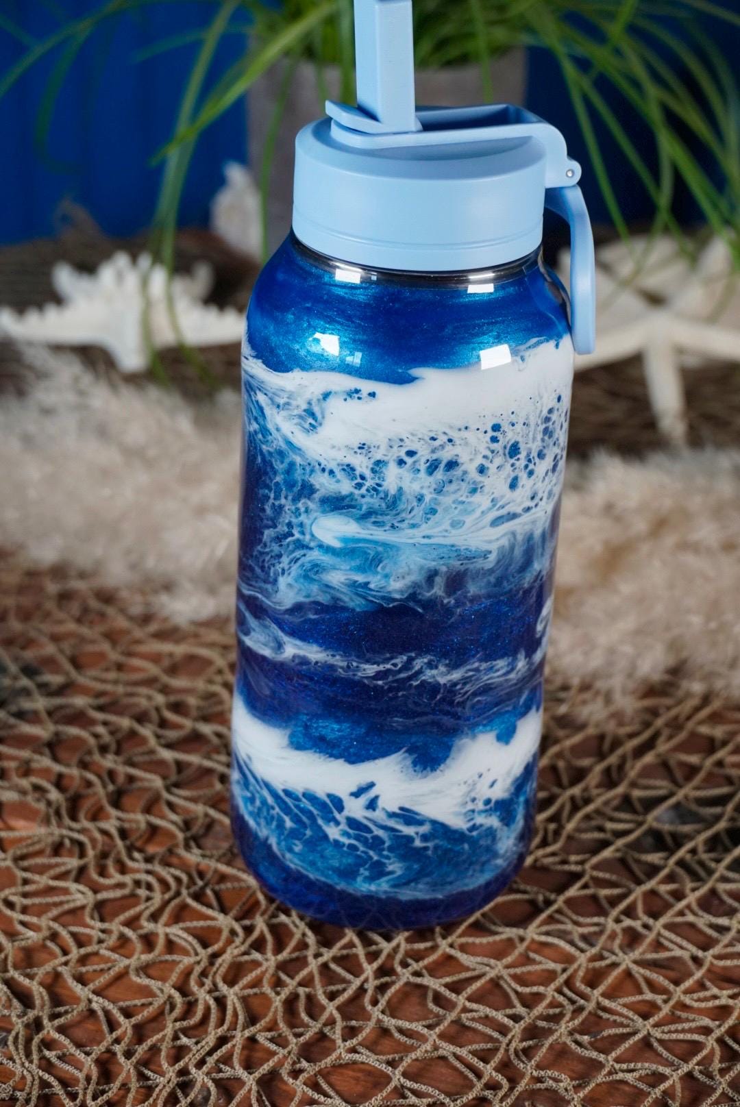 Ocean Waves Water Bottle