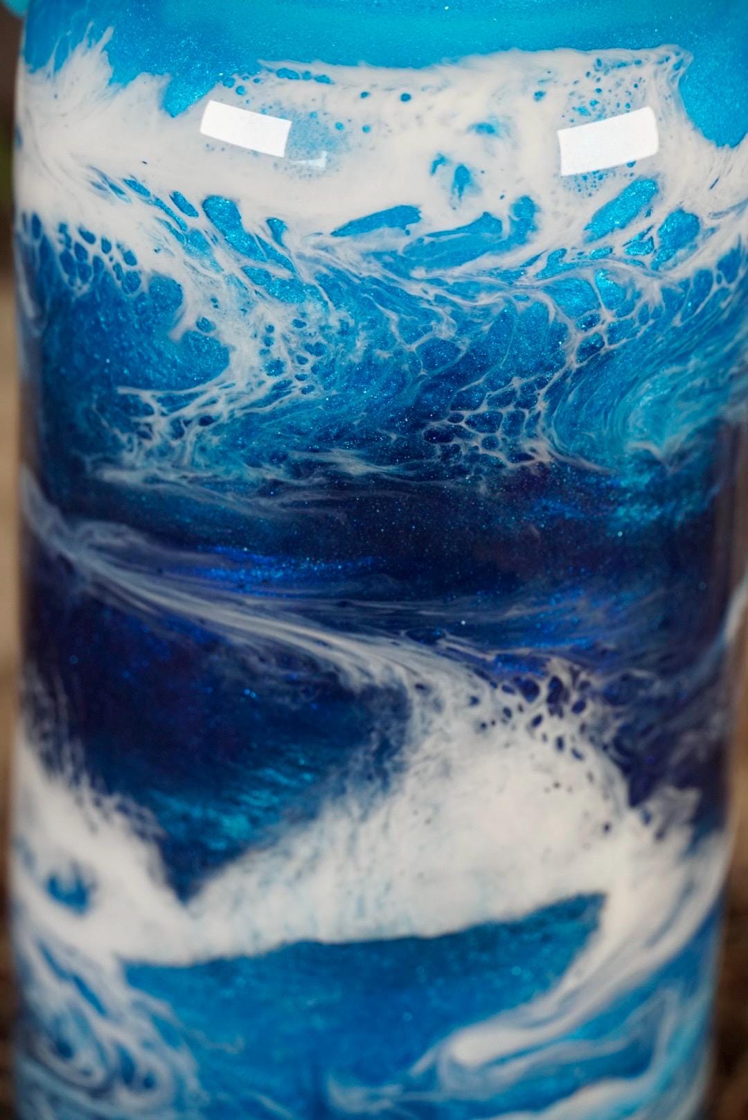 Ocean Waves Water Bottle