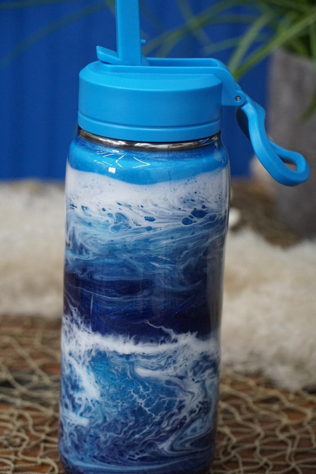Ocean Waves Water Bottle