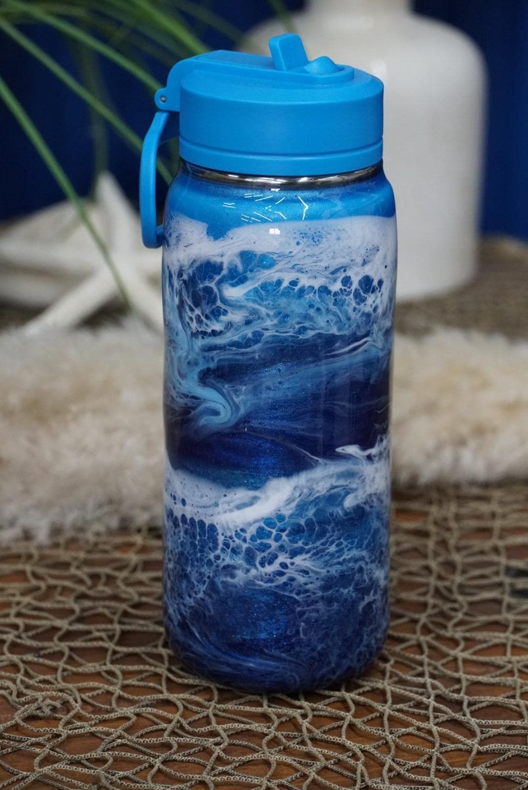 Ocean Waves Water Bottle