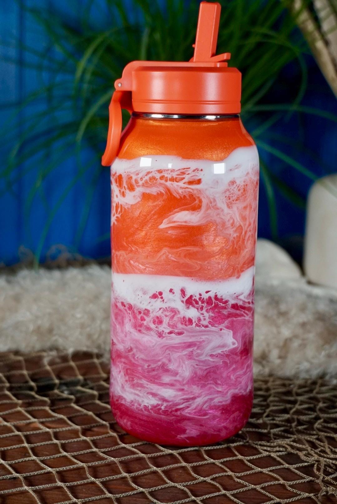 Sunset Waves Water Bottle