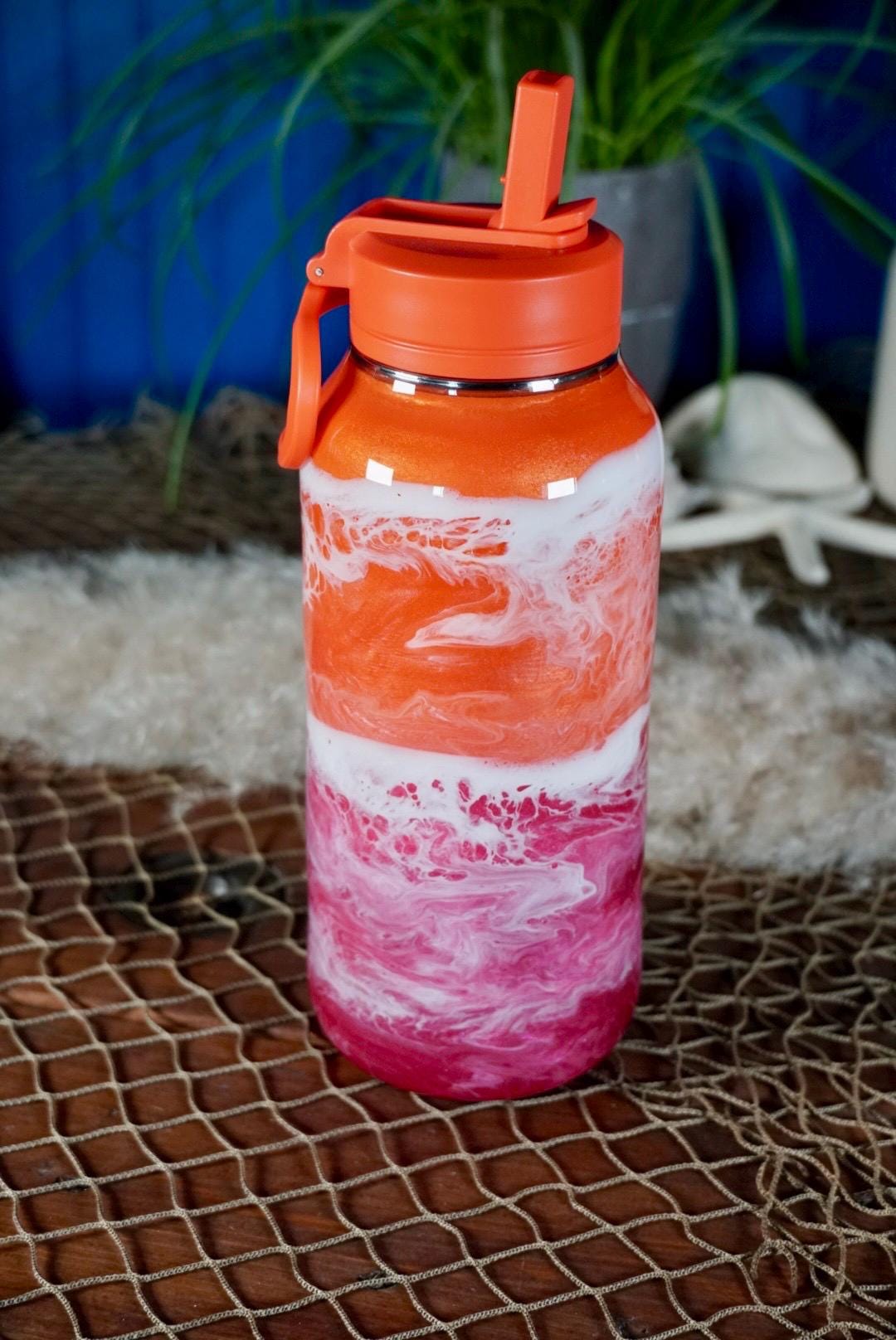 Sunset Waves Water Bottle