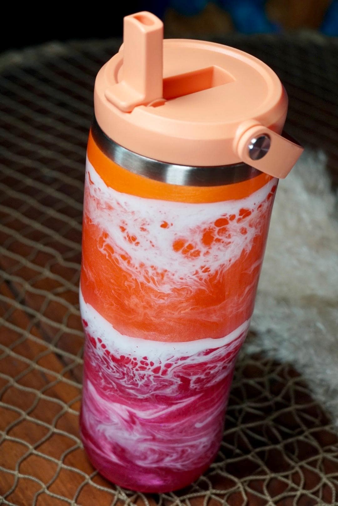 Sunset Waves Water Bottle
