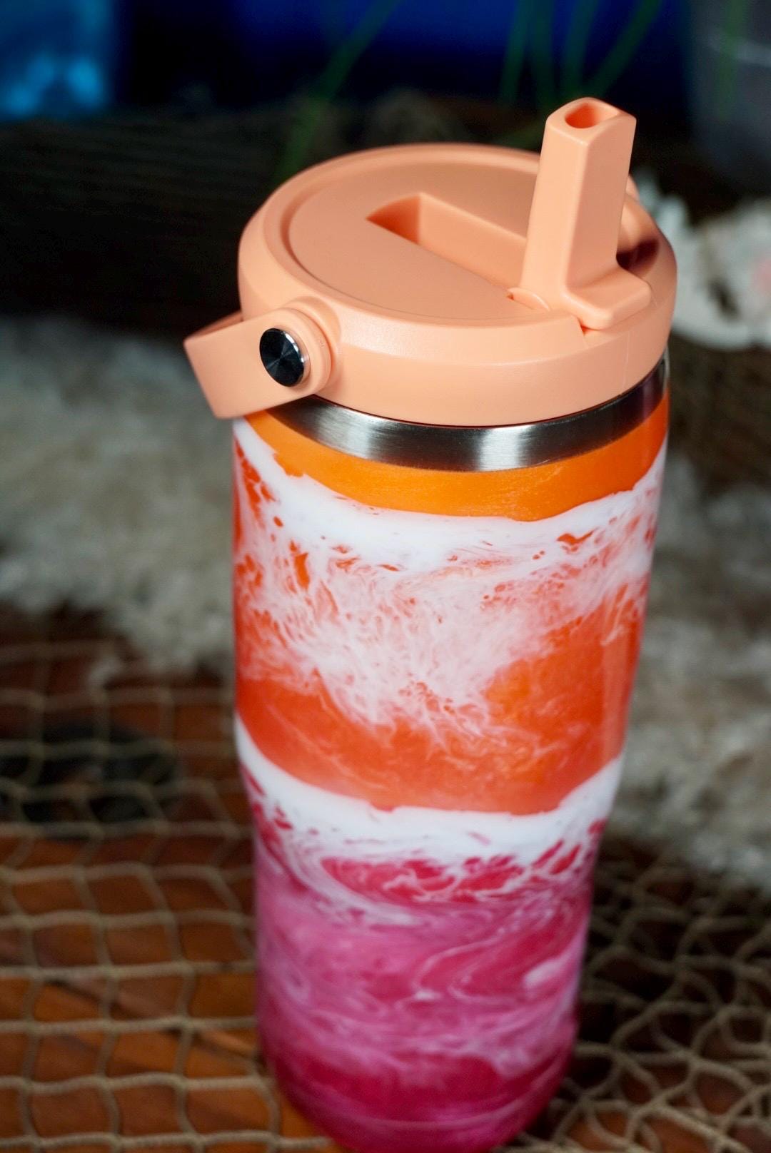 Sunset Waves Water Bottle