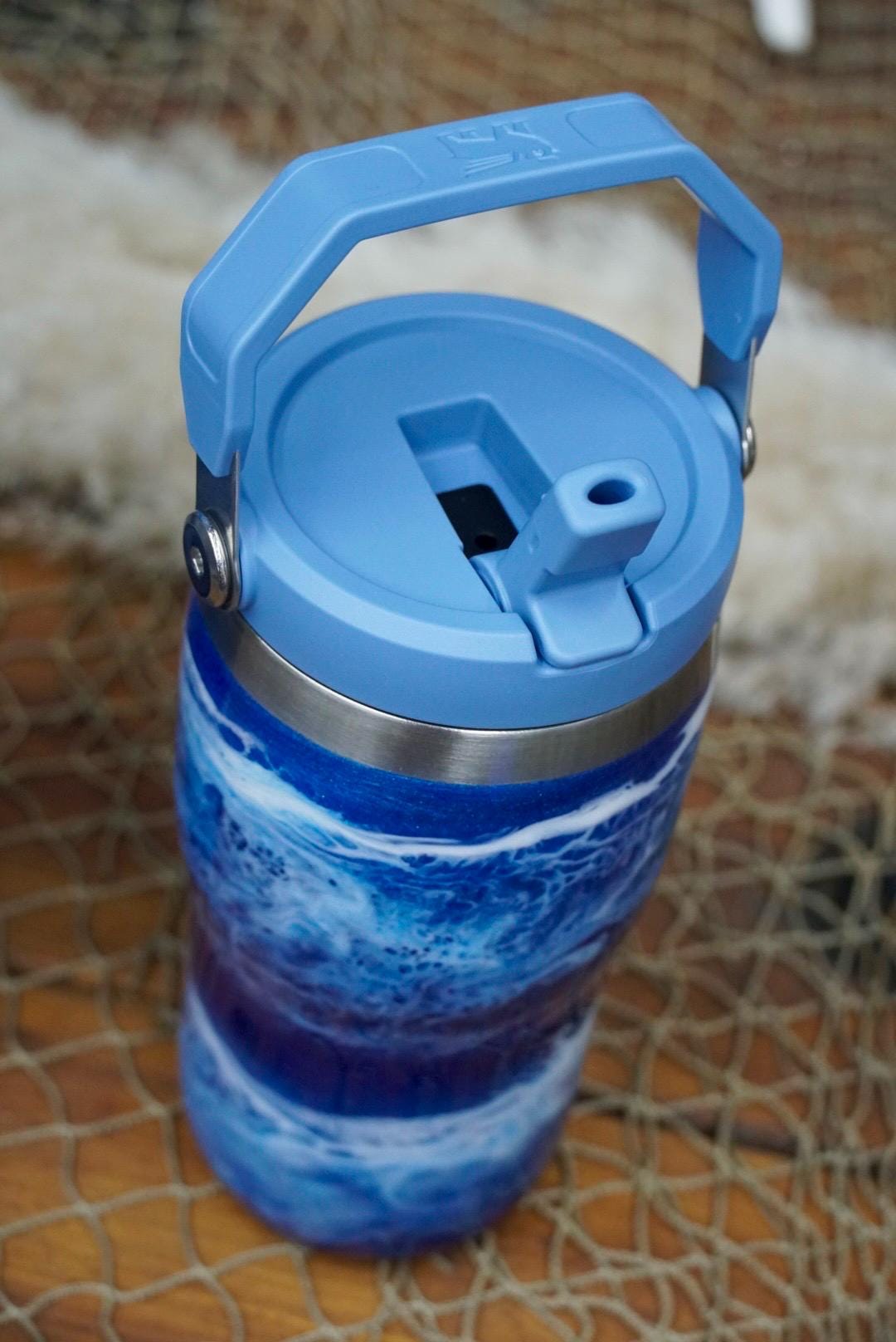 Ocean Waves Stanley Water Bottle