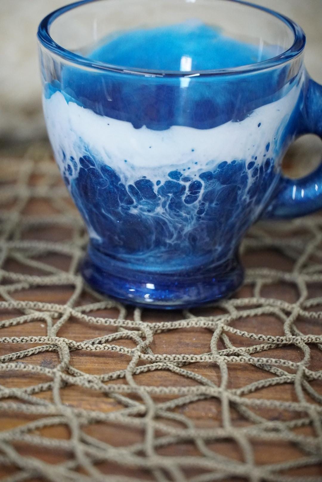 Ocean Waves Espresso Coffee Cups| Coastal Decor