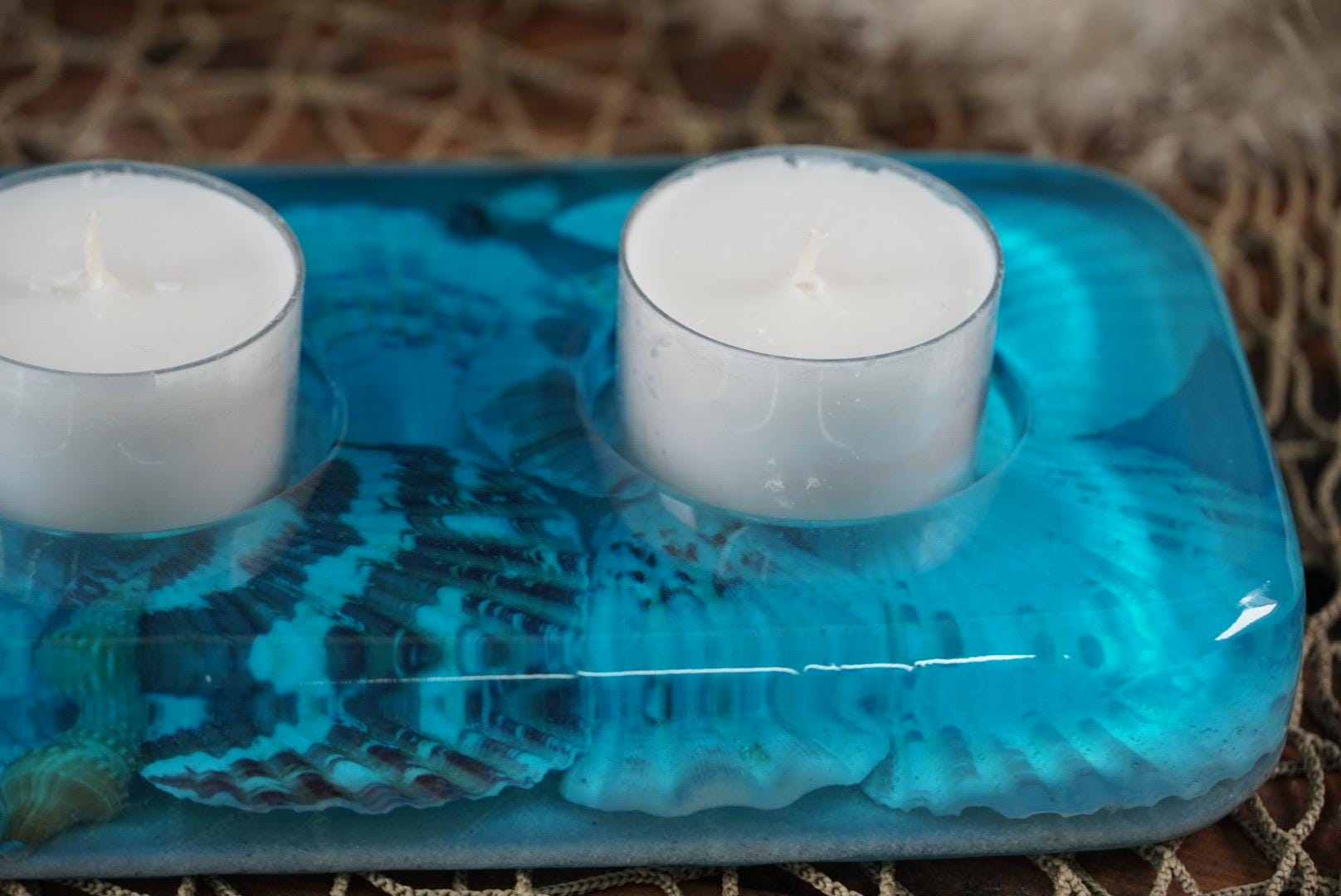 Sea Shell Tea light Candle Holder