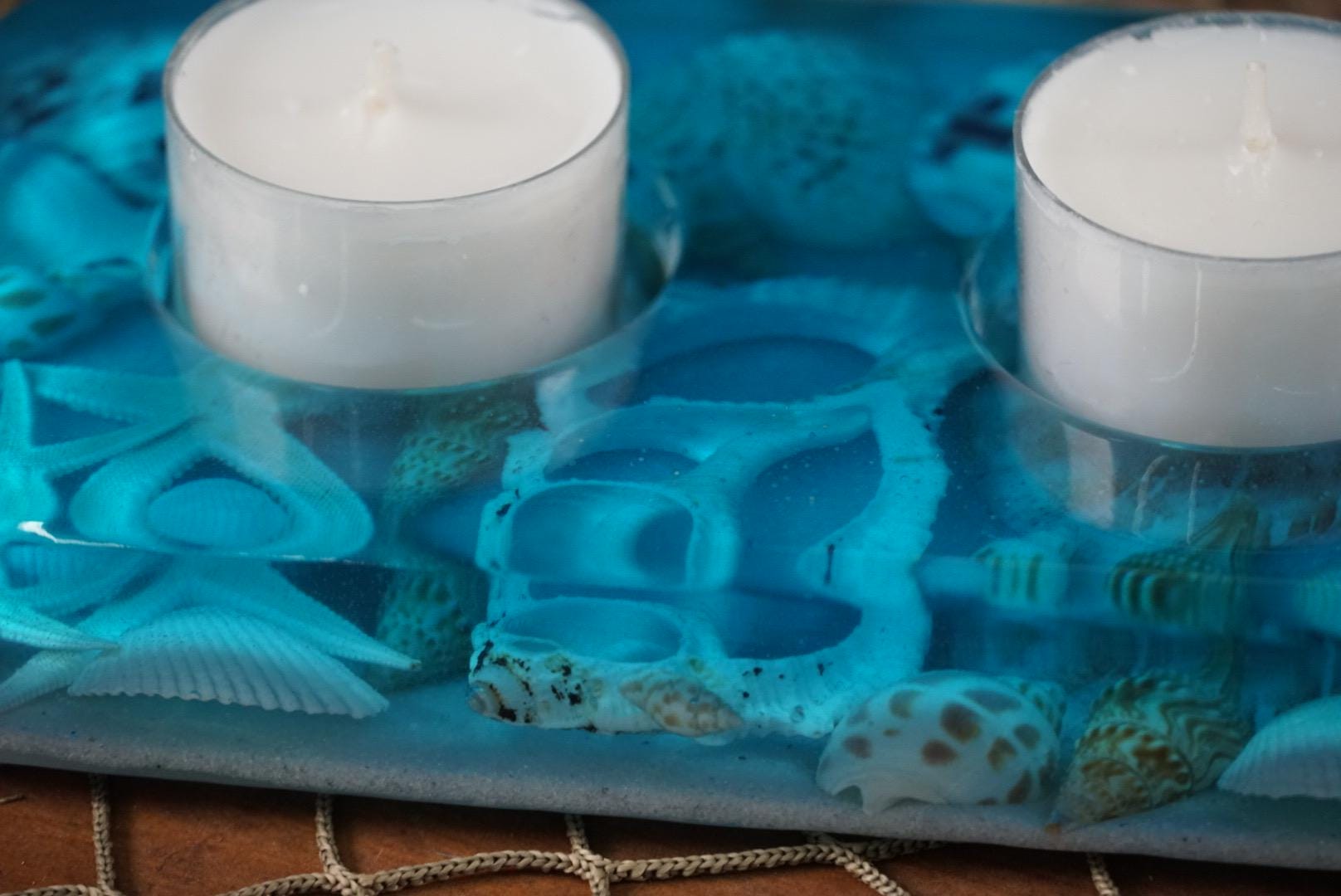 Sea Shell Tea light Candle Holder