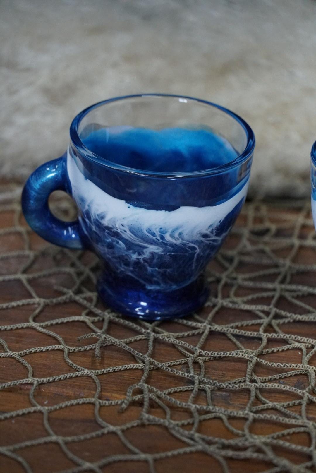 Ocean Waves Espresso Coffee Cups| Coastal Decor