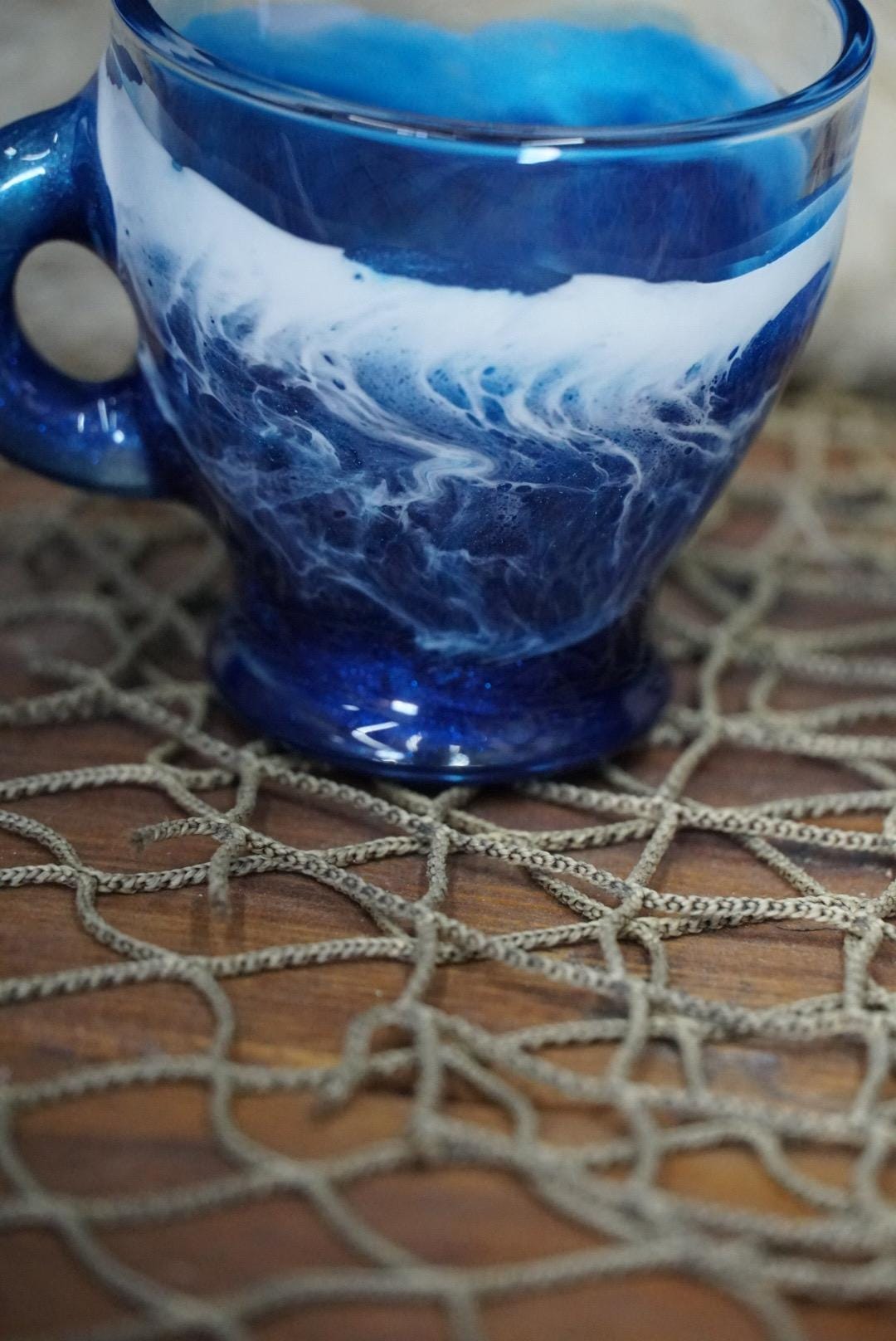 Ocean Waves Espresso Coffee Cups| Coastal Decor