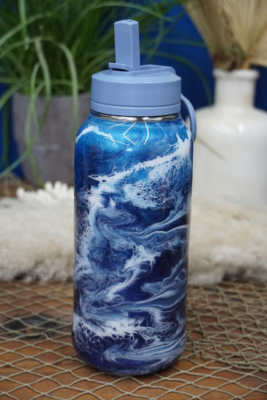 Ocean Waves Water Bottle