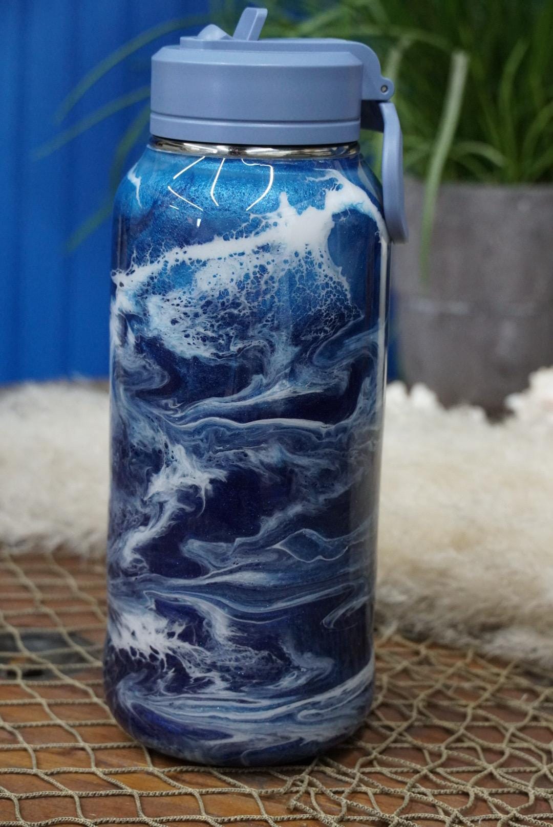 Ocean Waves Water Bottle