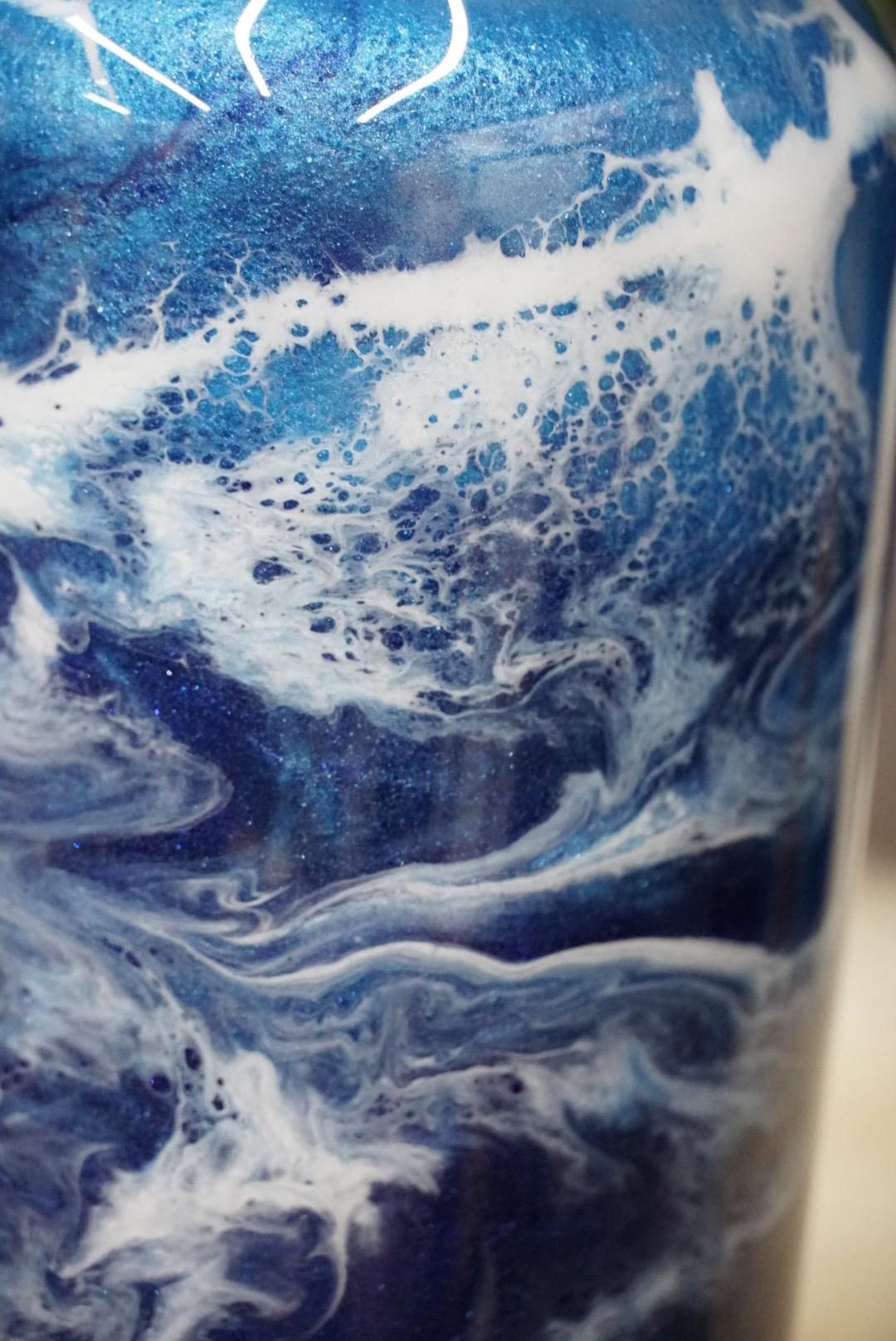 Ocean Waves Water Bottle
