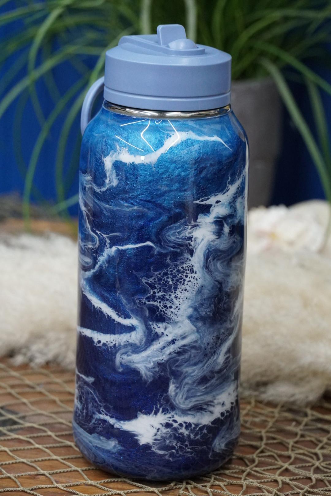 Ocean Waves Water Bottle