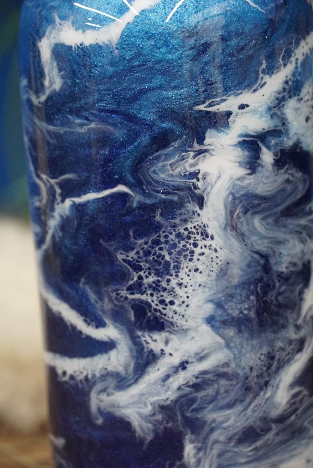 Ocean Waves Water Bottle