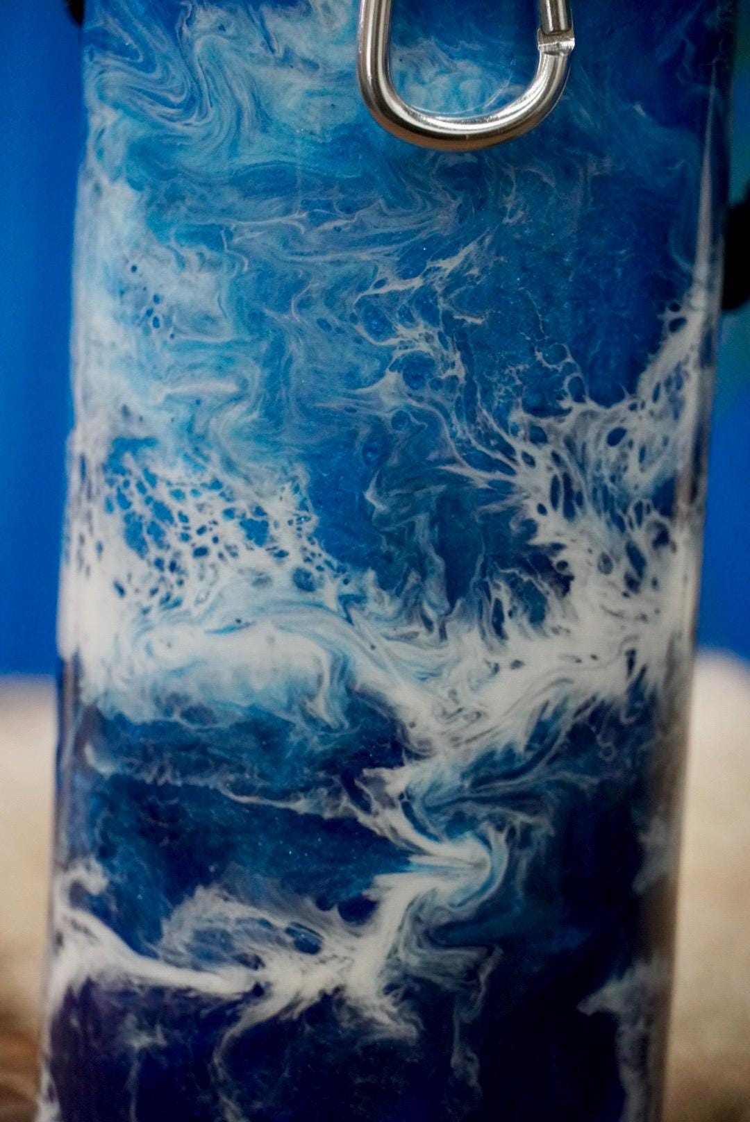 Ocean Waves Insulated Water Bottle Thermos Sports Bottle
