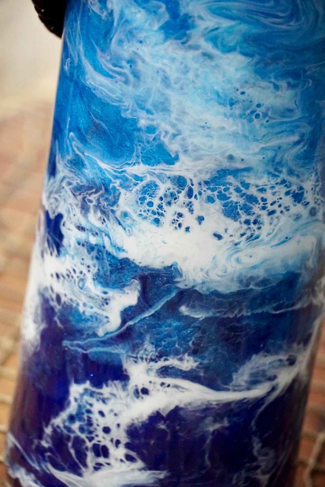 Ocean Waves Insulated Water Bottle Thermos Sports Bottle