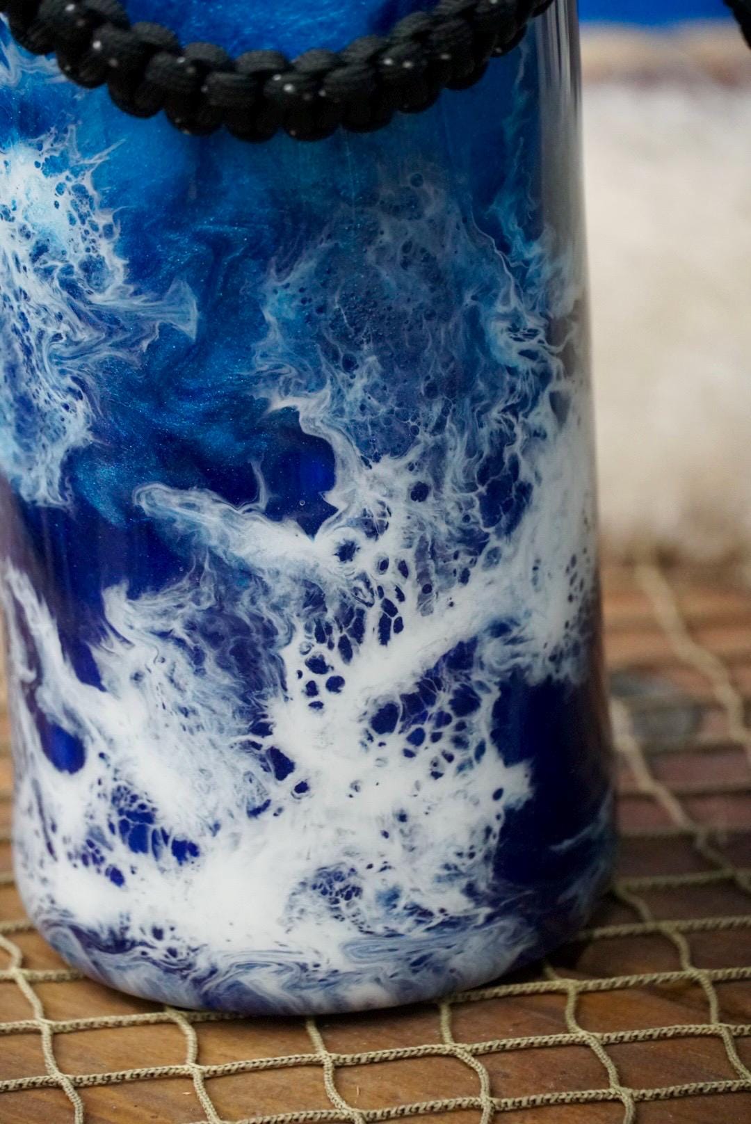 Ocean Waves Insulated Water Bottle Thermos Sports Bottle
