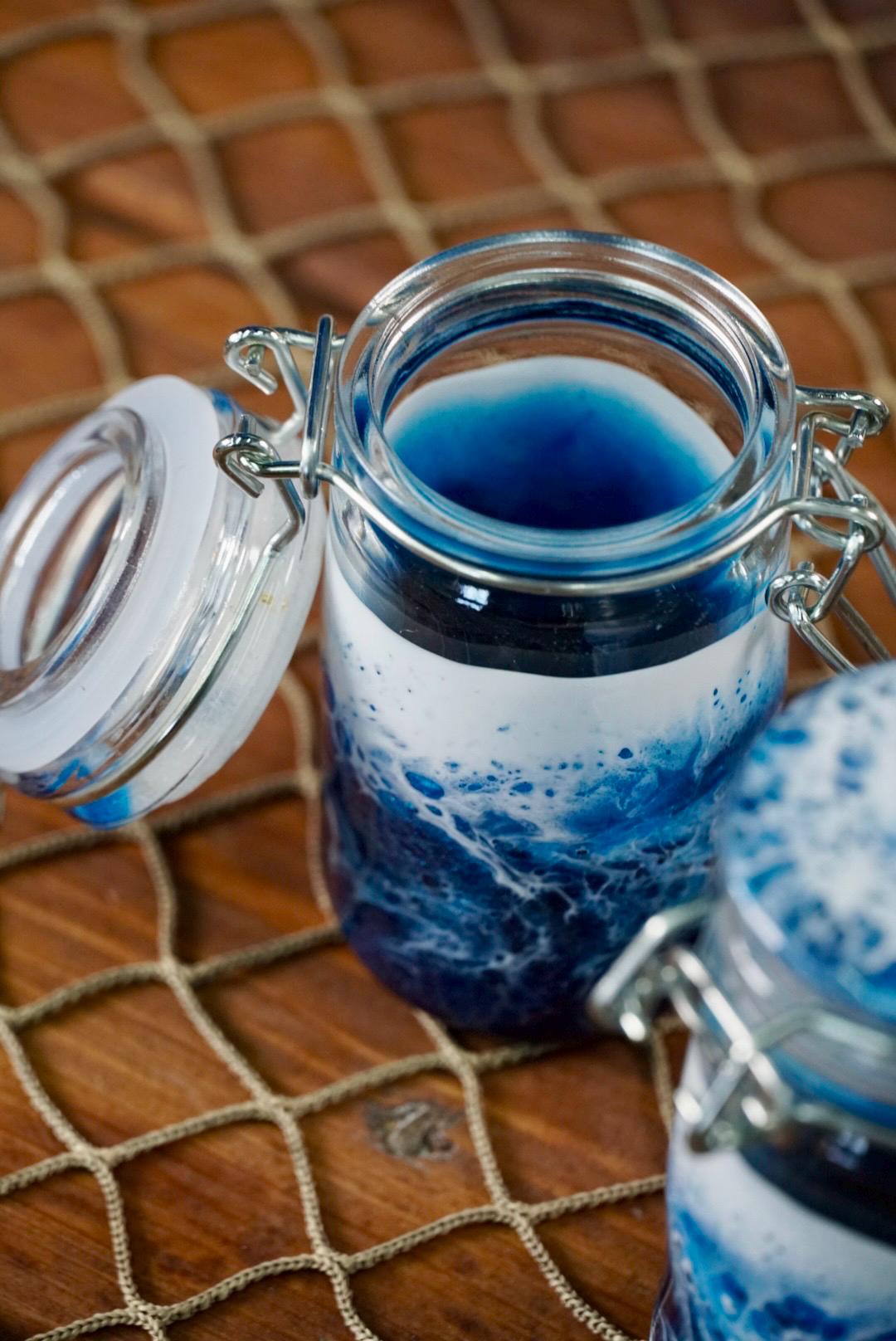 Ocean Waves Miniature Jar