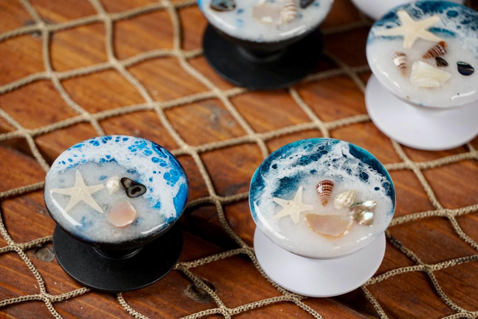 Ocean Waves Sea Scape Pop Socket