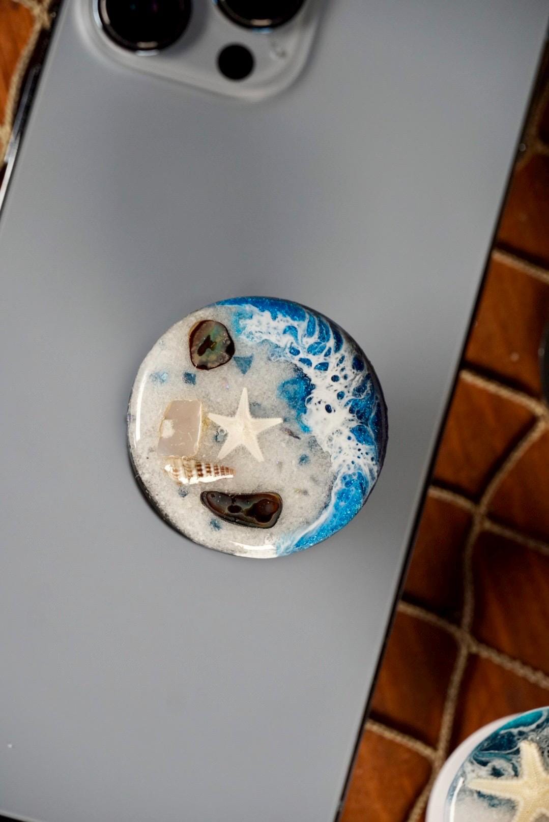 Ocean Waves Sea Scape Pop Socket