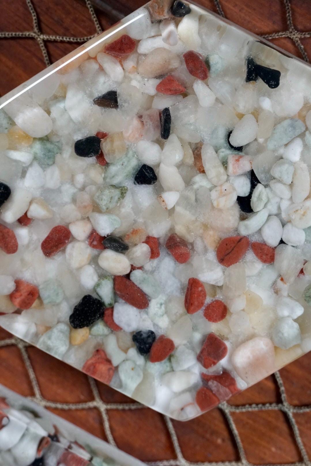 Rock Resin Coasters