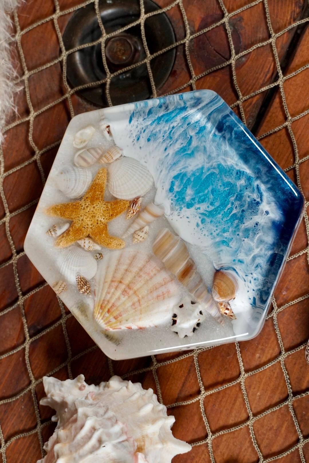 Ocean Waves Sea Scape Coasters