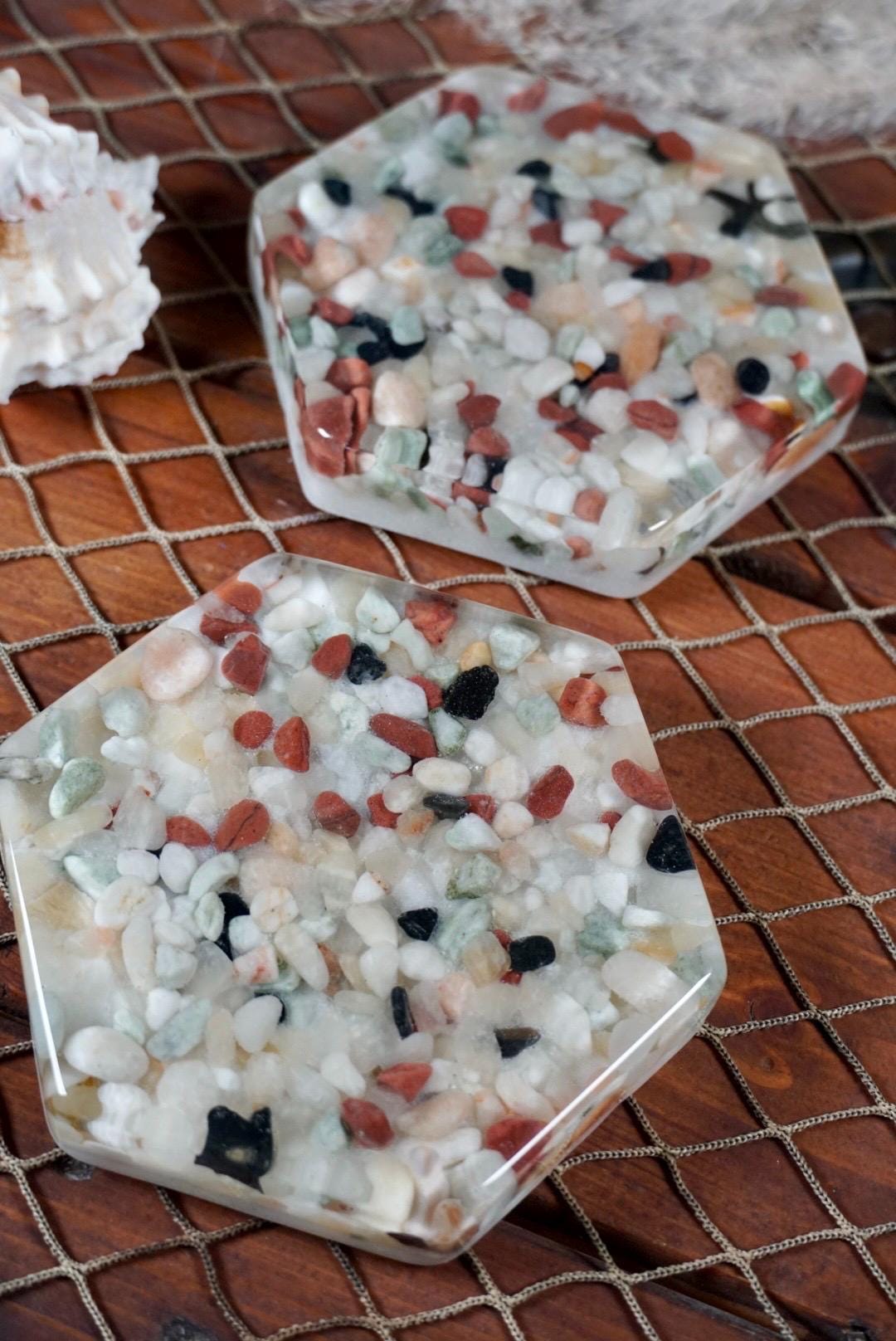 Rock Resin Coasters