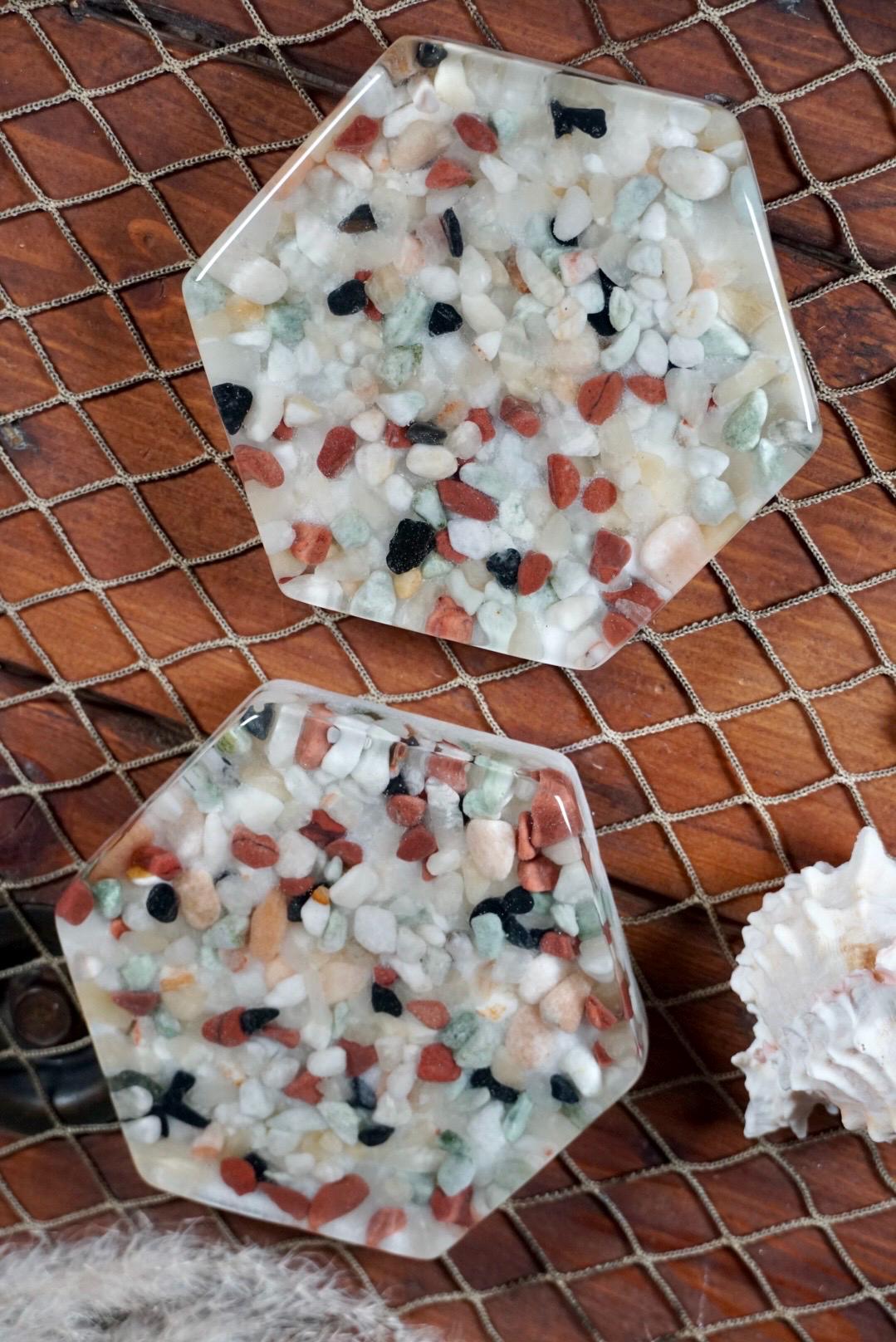 Rock Resin Coasters