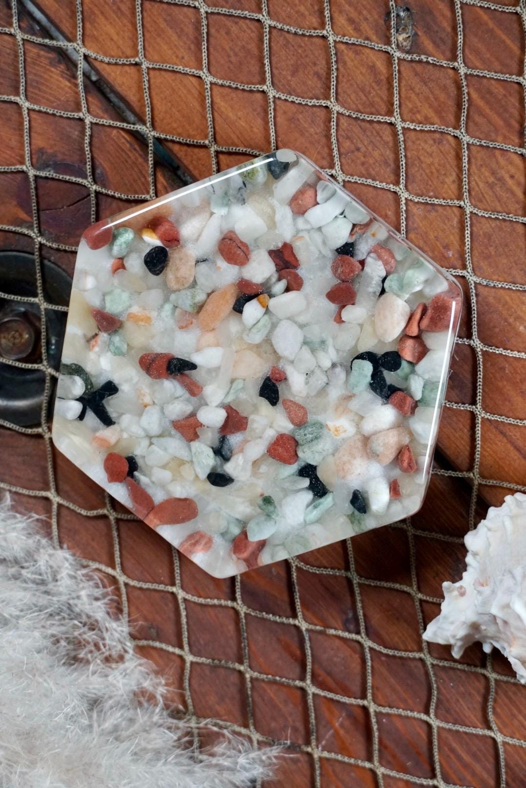 Rock Resin Coasters