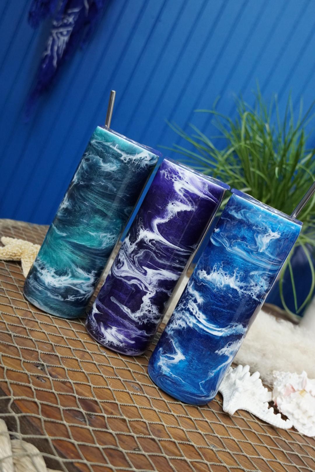 Ocean Waves Tumbler