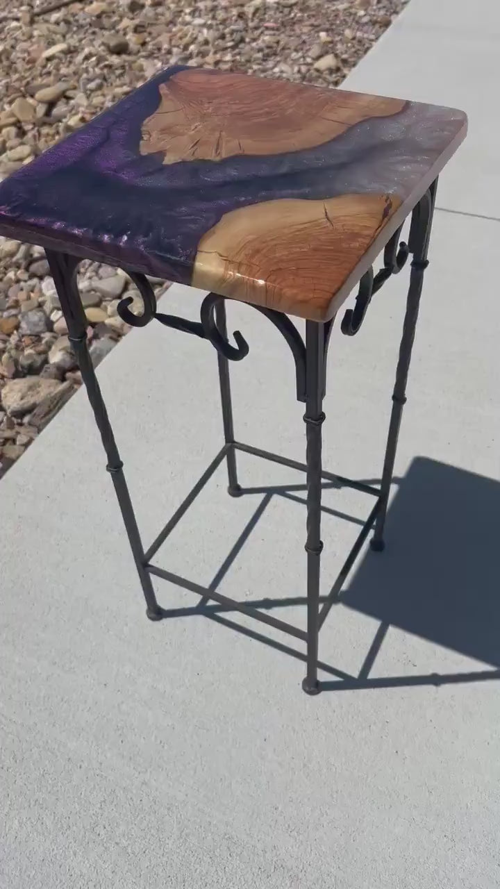 Sunburst colorshift Accent Table, Side Table, End Table