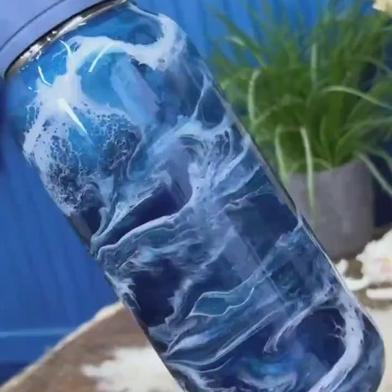 Ocean Waves Water Bottle