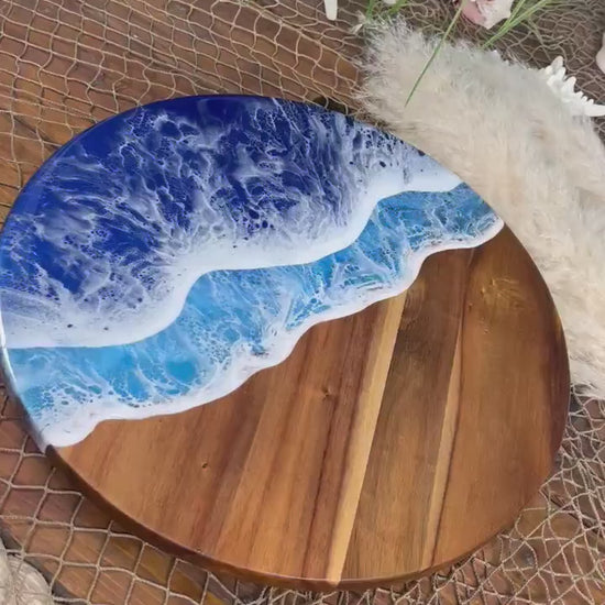 Ocean Waves Lazy Susan