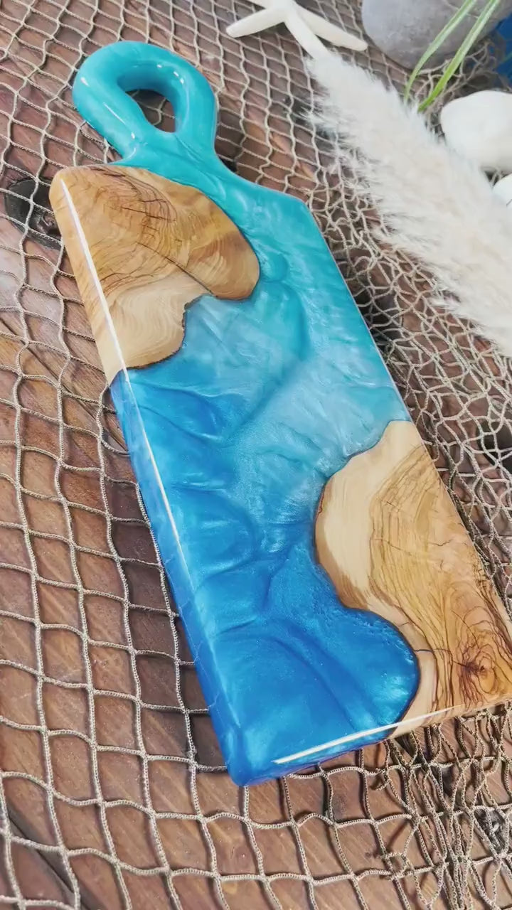 Blue Charcuterie Board, Serving Board