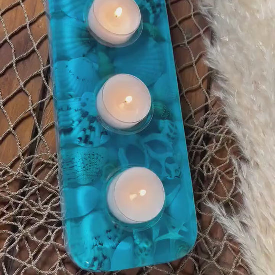 Sea Shell Tea light Candle Holder