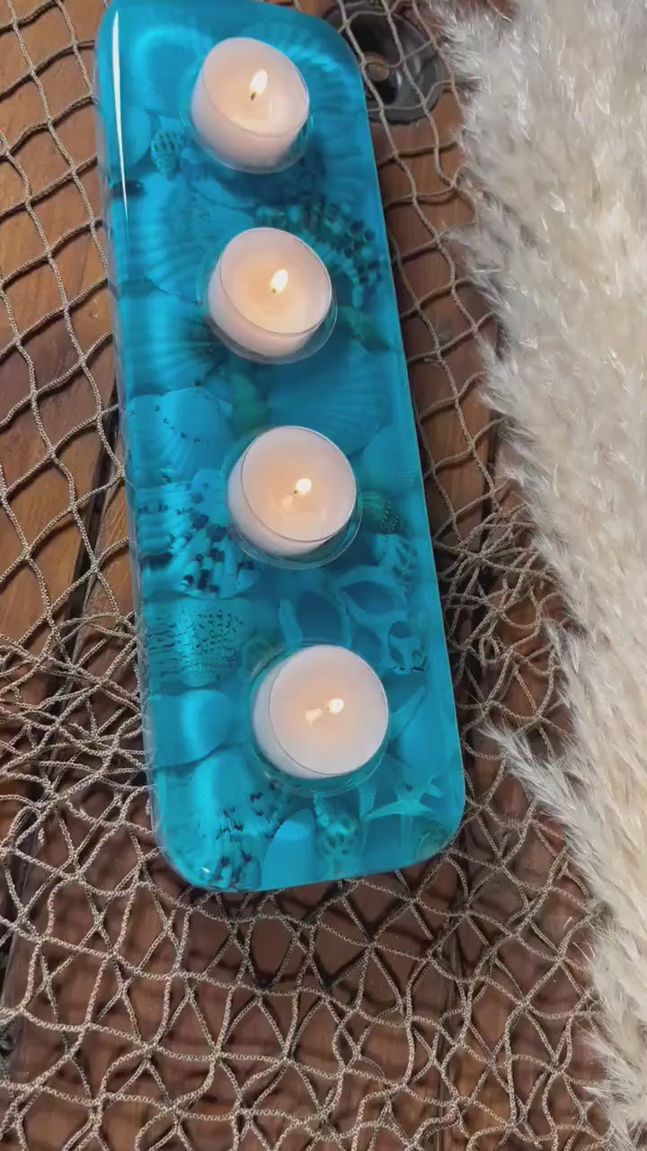 Sea Shell Tea light Candle Holder