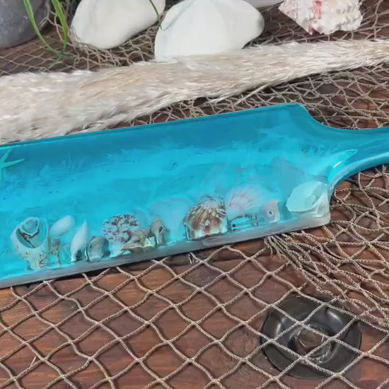 Sea Shell Ocean Cheese Board/Charcuterie Board/Serving Platter