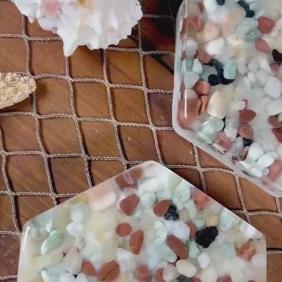 Rock Resin Coasters