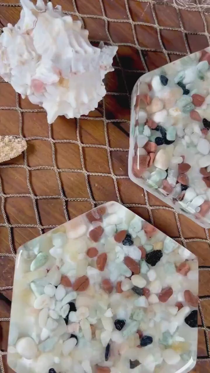Rock Resin Coasters