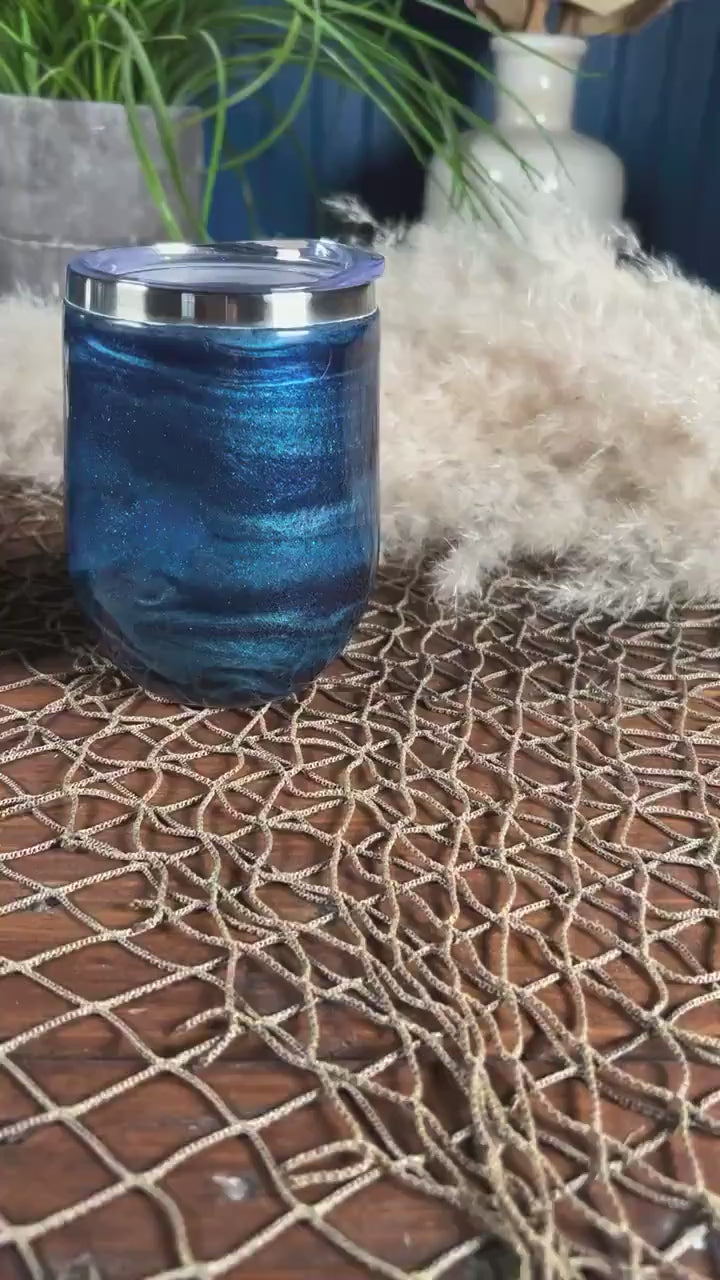 Blue Wine Tumbler | Wine Glasses