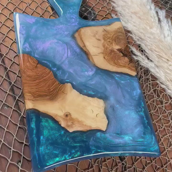 Arctic Blue Diamond Charcuterie Board