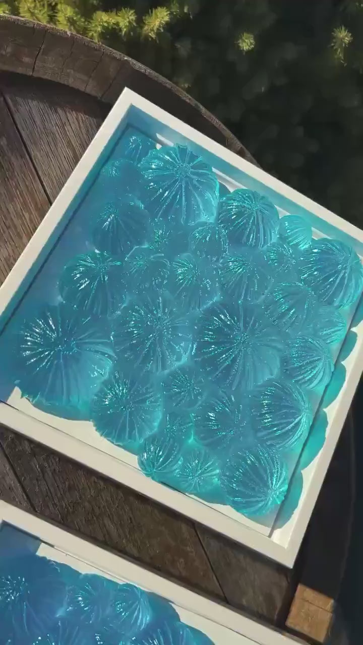 Ocean Wall Art Sea Urchin Sculpture | Ocean Decor