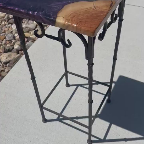 Sunburst colorshift Accent Table, Side Table, End Table