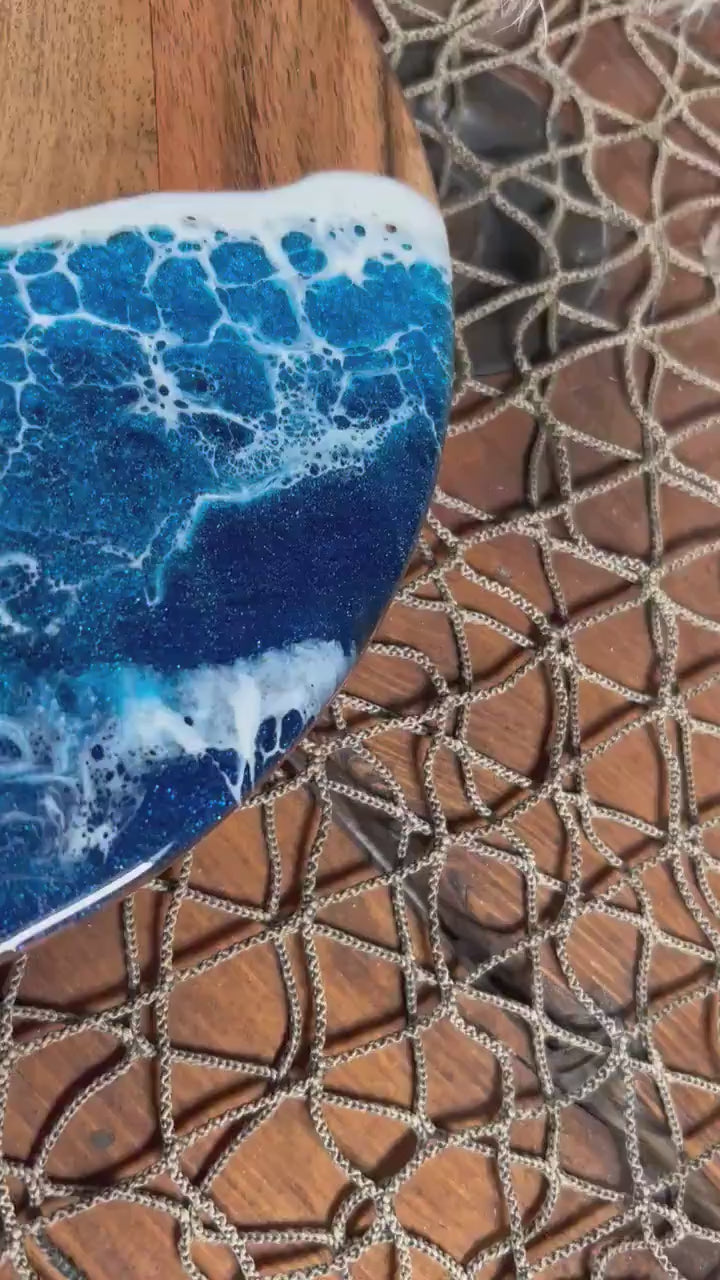 Ocean Waves Heart Charcuterie boards | Serving Trays | Serving Set