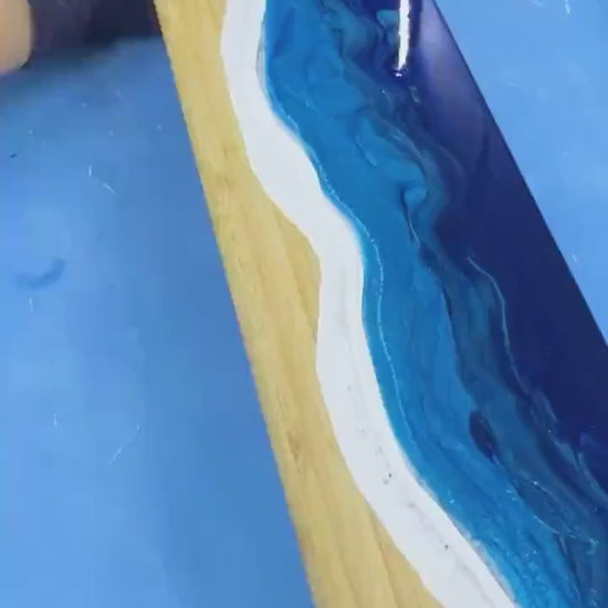Ocean Waves Charcuterie Board