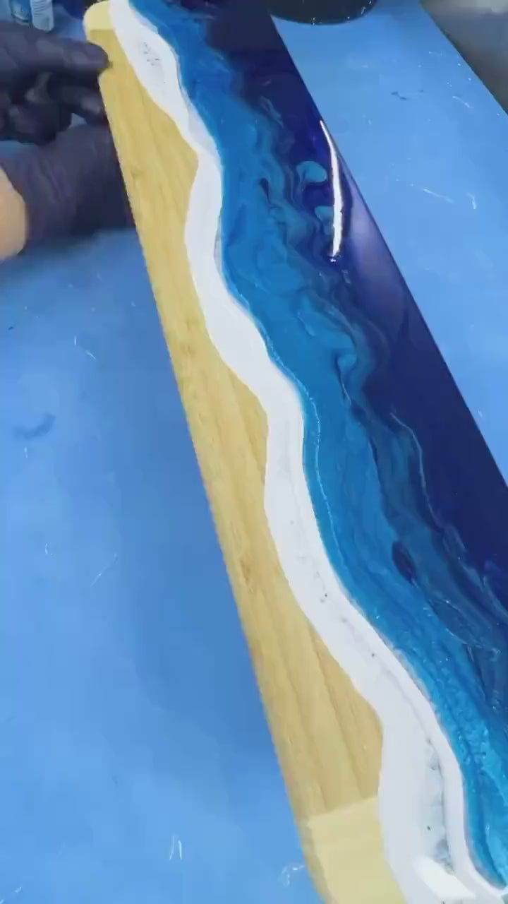 Ocean Waves Charcuterie Board
